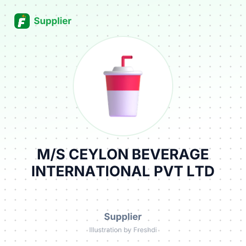 M/S CEYLON BEVERAGE INTERNATIONAL PVT LTD – summary card, no photo uploaded yet