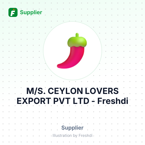 M/S. CEYLON LOVERS EXPORT PVT LTD – summary card, no photo uploaded yet