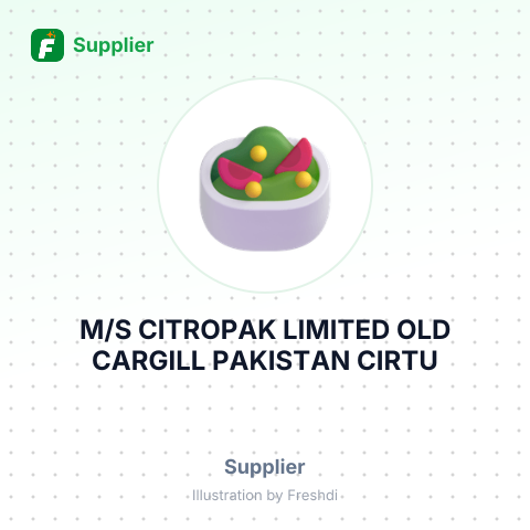M/S CITROPAK LIMITED OLD CARGILL PAKISTAN CIRTU – summary card, no photo uploaded yet