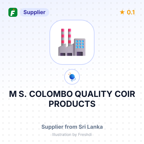 M S. COLOMBO QUALITY COIR PRODUCTS – summary card, no photo uploaded yet