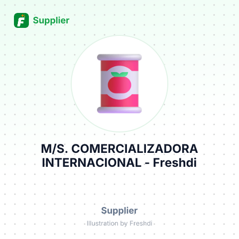 M/S. COMERCIALIZADORA INTERNACIONAL – summary card, no photo uploaded yet