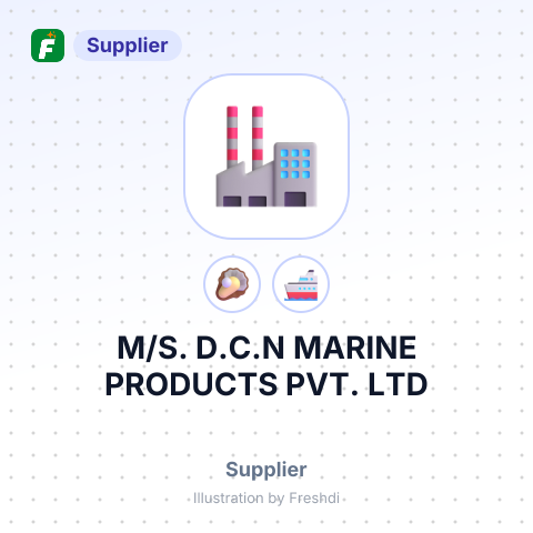 M/S. D.C.N MARINE PRODUCTS PVT. LTD – summary card, no photo uploaded yet