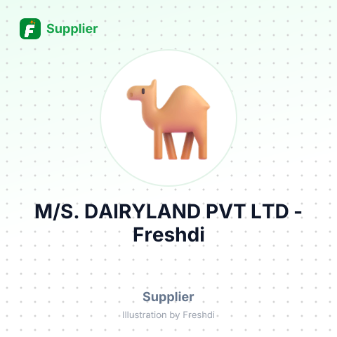 M/S. DAIRYLAND PVT LTD – summary card, no photo uploaded yet