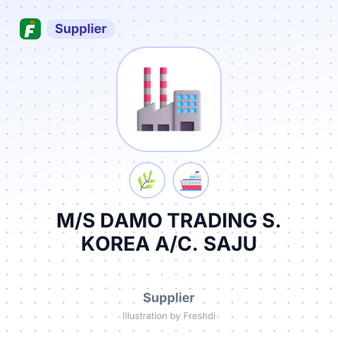 M/S DAMO TRADING S. KOREA A/C. SAJU – summary card, no photo uploaded yet
