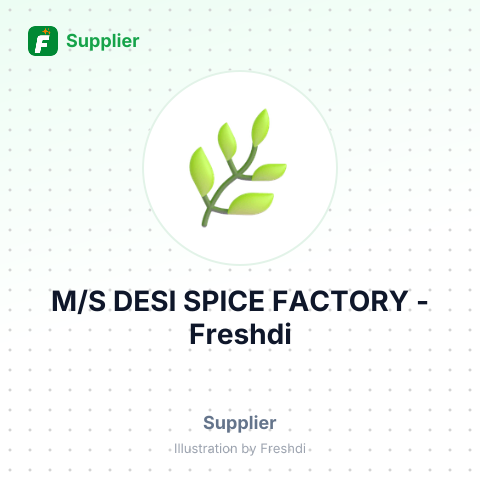 M/S DESI SPICE FACTORY – summary card, no photo uploaded yet