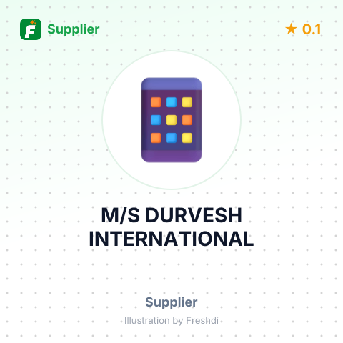 M/S DURVESH INTERNATIONAL – summary card, no photo uploaded yet
