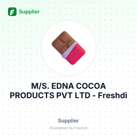 M/S. EDNA COCOA PRODUCTS PVT LTD – summary card, no photo uploaded yet