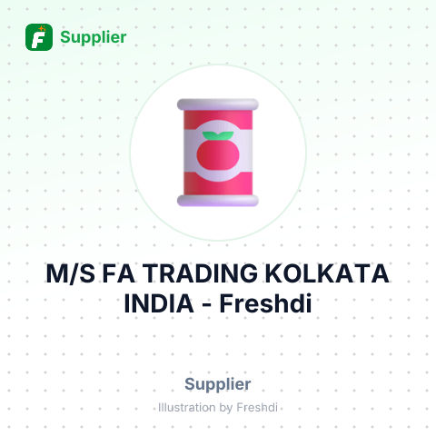 M/S FA TRADING KOLKATA INDIA – summary card, no photo uploaded yet