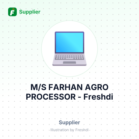 M/S FARHAN AGRO PROCESSOR – summary card, no photo uploaded yet