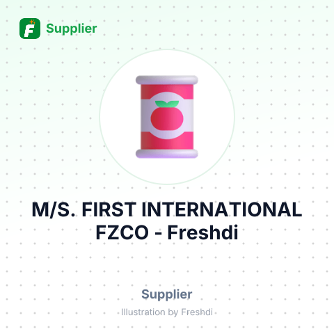 M/S. FIRST INTERNATIONAL FZCO – summary card, no photo uploaded yet