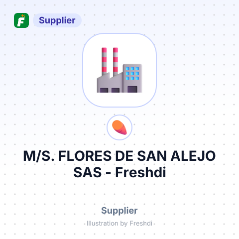 M/S. FLORES DE SAN ALEJO SAS – summary card, no photo uploaded yet
