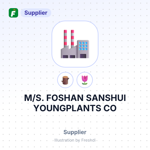 M/S. FOSHAN SANSHUI YOUNGPLANTS CO – summary card, no photo uploaded yet