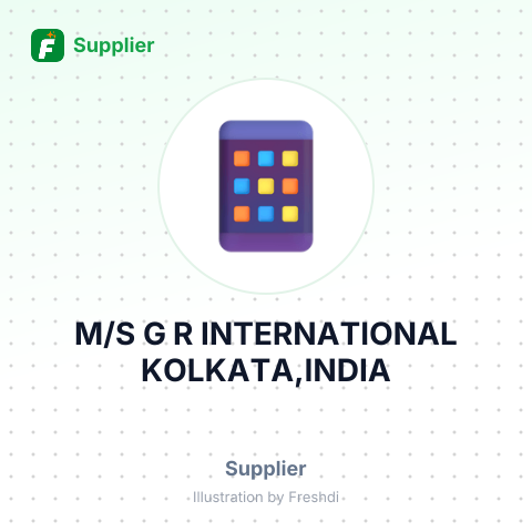 M/S G R INTERNATIONAL KOLKATA,INDIA – summary card, no photo uploaded yet