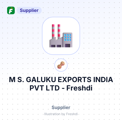 M S. GALUKU EXPORTS INDIA PVT LTD – summary card, no photo uploaded yet