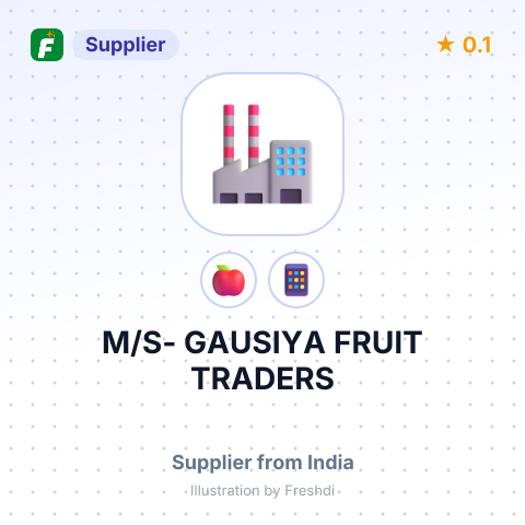 M/S- GAUSIYA FRUIT TRADERS – summary card, no photo uploaded yet