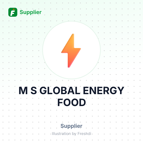 M S GLOBAL ENERGY FOOD – summary card, no photo uploaded yet