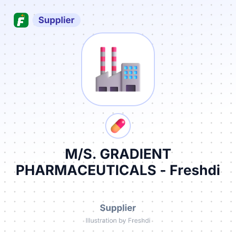 M/S. GRADIENT PHARMACEUTICALS – summary card, no photo uploaded yet