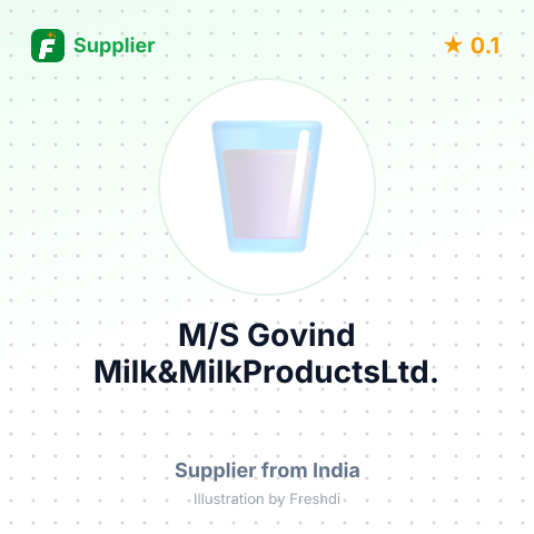 M/S Govind Milk&MilkProductsLtd. – summary card, no photo uploaded yet