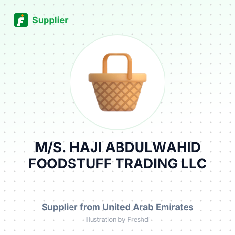 M/S. HAJI ABDULWAHID FOODSTUFF TRADING LLC – summary card, no photo uploaded yet