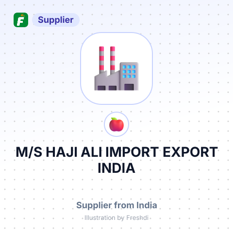 M/S HAJI ALI IMPORT EXPORT INDIA – summary card, no photo uploaded yet