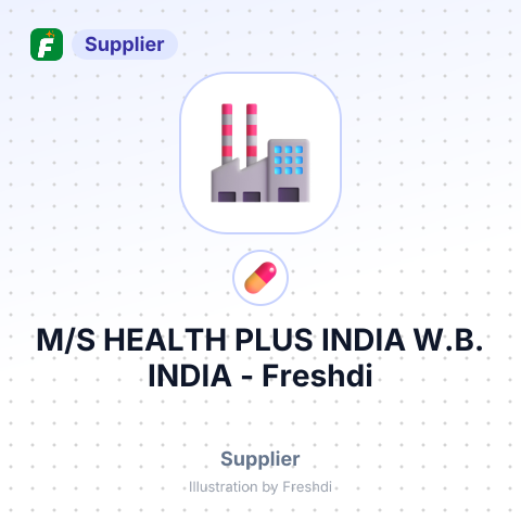 M/S HEALTH PLUS INDIA W.B. INDIA – summary card, no photo uploaded yet