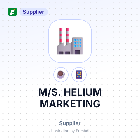 M/S. HELIUM MARKETING – summary card, no photo uploaded yet