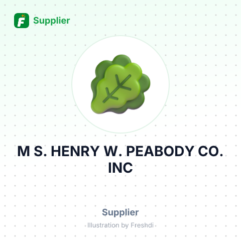 M S. HENRY W. PEABODY CO. INC – summary card, no photo uploaded yet