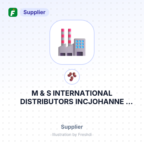 M & S INTERNATIONAL DISTRIBUTORS INCJOHANNE SAIEH8125 NW – summary card, no photo uploaded yet