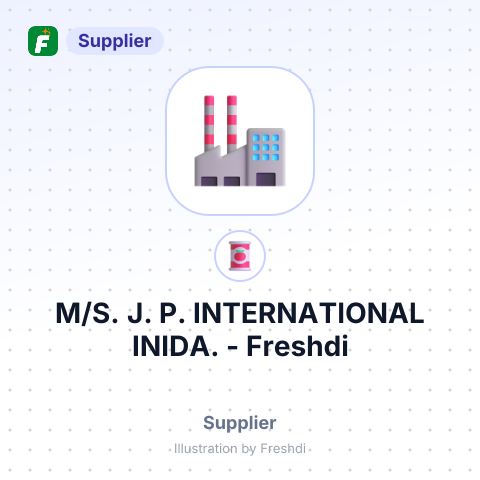 M/S. J. P. INTERNATIONAL INIDA. – summary card, no photo uploaded yet