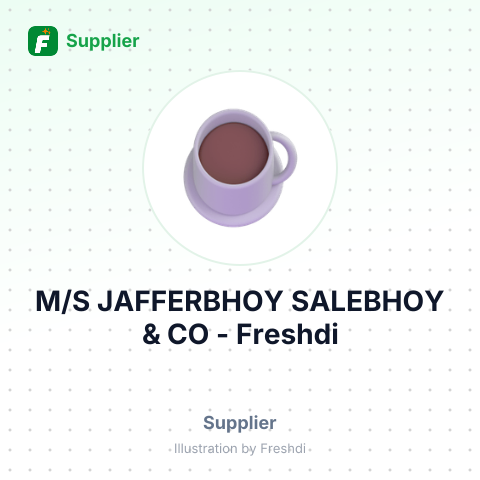 M/S JAFFERBHOY SALEBHOY & CO – summary card, no photo uploaded yet