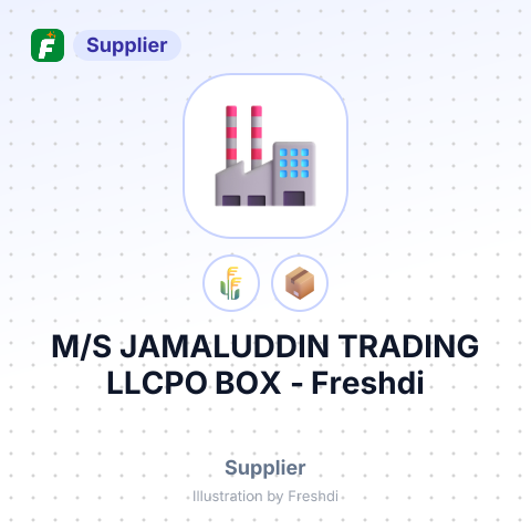 M/S JAMALUDDIN TRADING LLCPO BOX – summary card, no photo uploaded yet