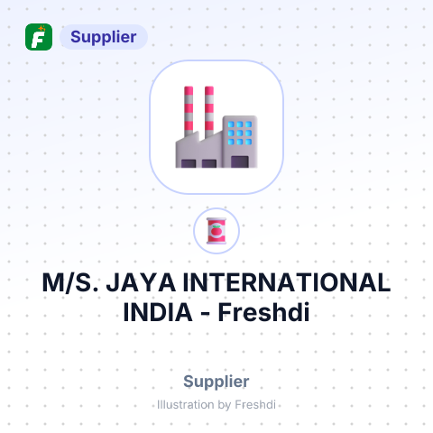 M/S. JAYA INTERNATIONAL INDIA – summary card, no photo uploaded yet