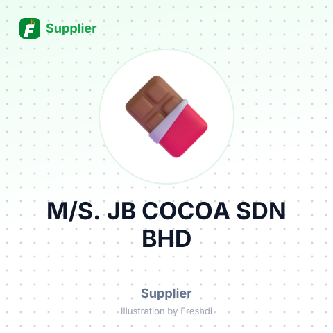 M/S. JB COCOA SDN BHD – summary card, no photo uploaded yet