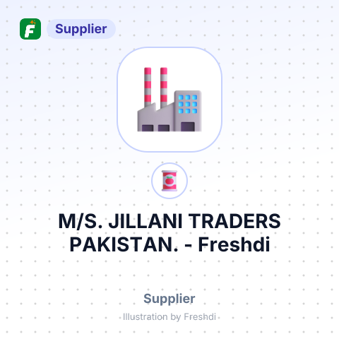 M/S. JILLANI TRADERS PAKISTAN. – summary card, no photo uploaded yet
