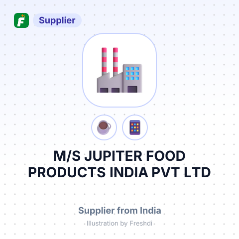 M/S JUPITER FOOD PRODUCTS INDIA PVT LTD – summary card, no photo uploaded yet