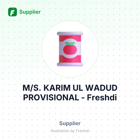 M/S. KARIM UL WADUD PROVISIONAL – summary card, no photo uploaded yet