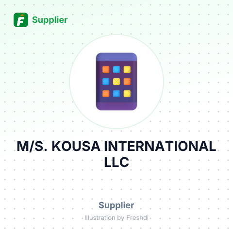 M/S. KOUSA INTERNATIONAL LLC – summary card, no photo uploaded yet