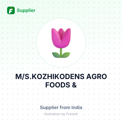 M/S.KOZHIKODENS AGRO FOODS & – summary card, no photo uploaded yet
