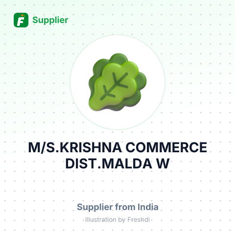 M/S.KRISHNA COMMERCE DIST.MALDA W – summary card, no photo uploaded yet