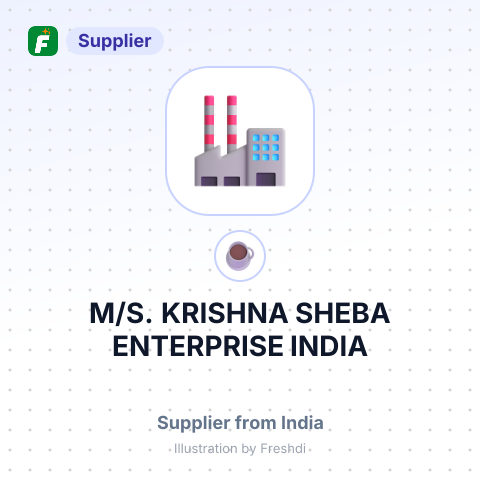 M/S. KRISHNA SHEBA ENTERPRISE INDIA – summary card, no photo uploaded yet