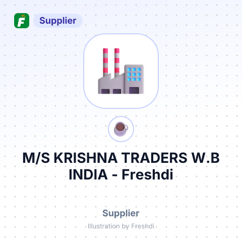 M/S KRISHNA TRADERS W.B INDIA – summary card, no photo uploaded yet