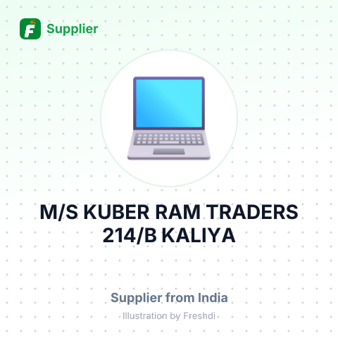 M/S KUBER RAM TRADERS, 214/B,KALIYA – summary card, no photo uploaded yet