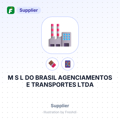 M S L DO BRASIL AGENCIAMENTOS E TRANSPORTES LTDA – summary card, no photo uploaded yet