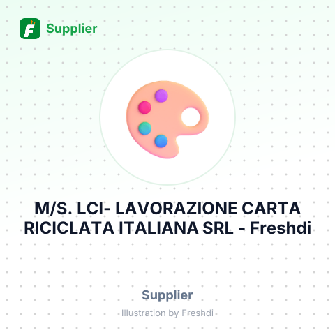 M/S. LCI- LAVORAZIONE CARTA RICICLATA ITALIANA SRL – summary card, no photo uploaded yet
