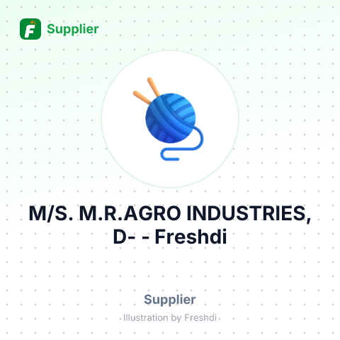 M/S. M.R.AGRO INDUSTRIES, D- – summary card, no photo uploaded yet
