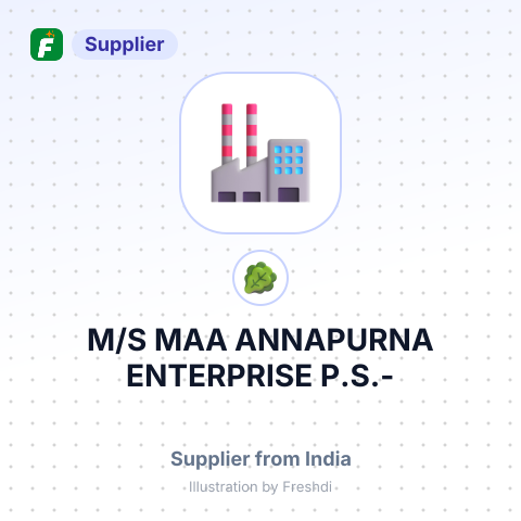 M/S MAA ANNAPURNA ENTERPRISE P.S.- – summary card, no photo uploaded yet