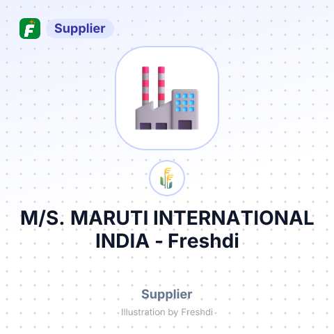 M/S. MARUTI INTERNATIONAL INDIA – summary card, no photo uploaded yet