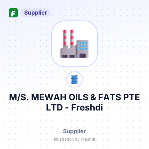 M/S. MEWAH OILS & FATS PTE LTD – summary card, no photo uploaded yet