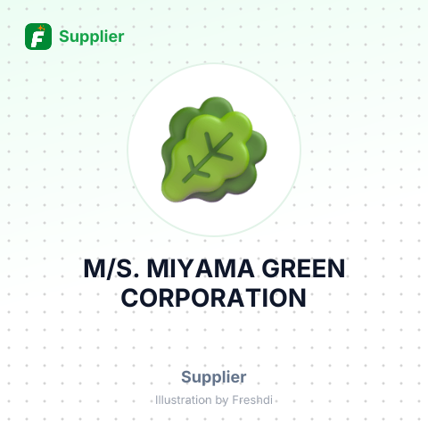 M/S. MIYAMA GREEN CORPORATION – summary card, no photo uploaded yet