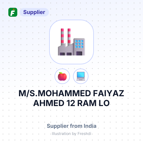 M/S.MOHAMMED FAIYAZ AHMED 12 RAM LO – summary card, no photo uploaded yet